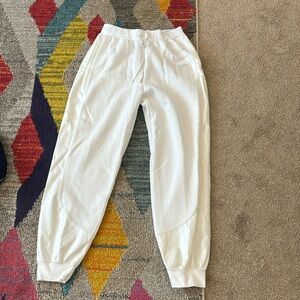 White Nike Oversized Fit Mid Rise Sweatpants!!!